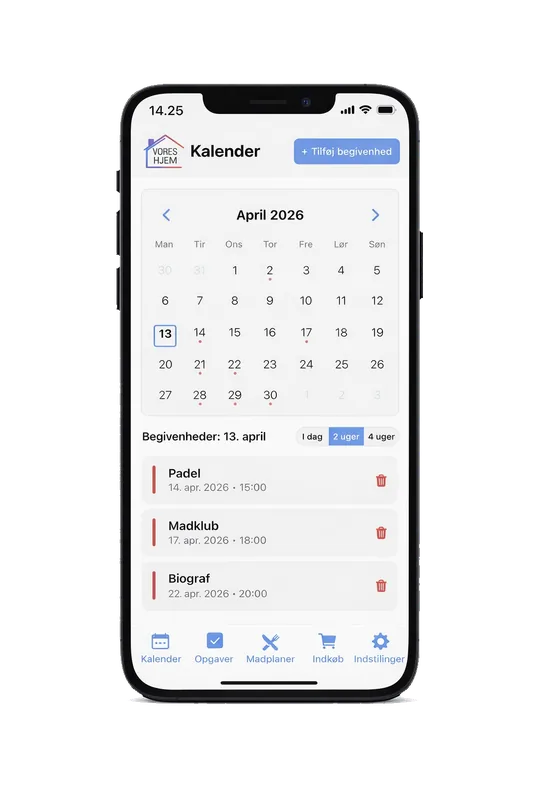 Kalender-skærm